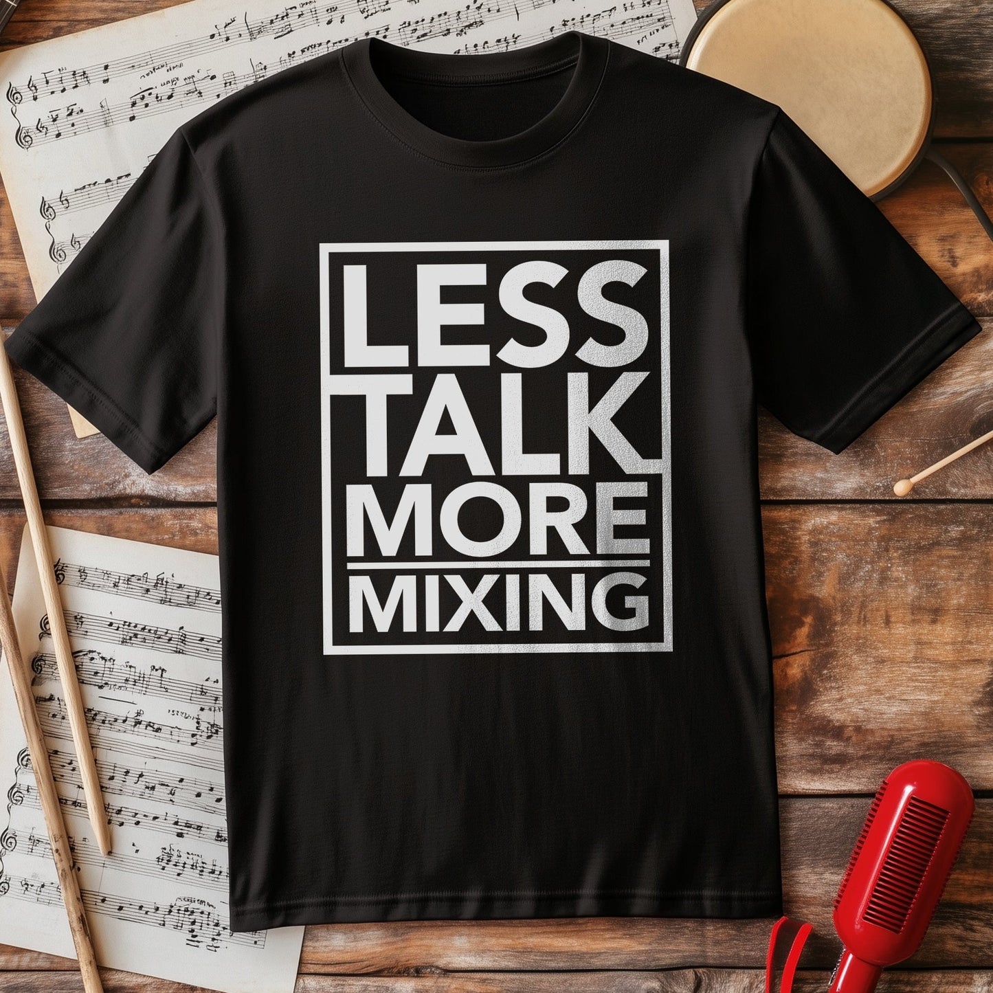 Less Talk, More Mixing T-Shirt