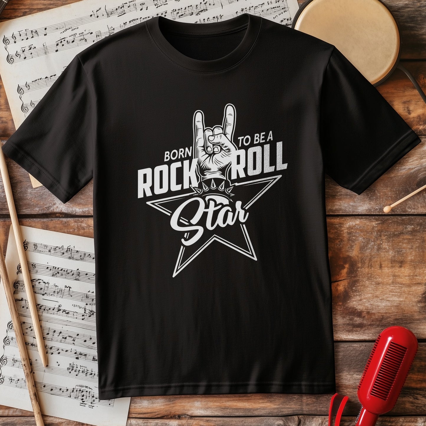 Rock Roll Star T-shirt - Unleash