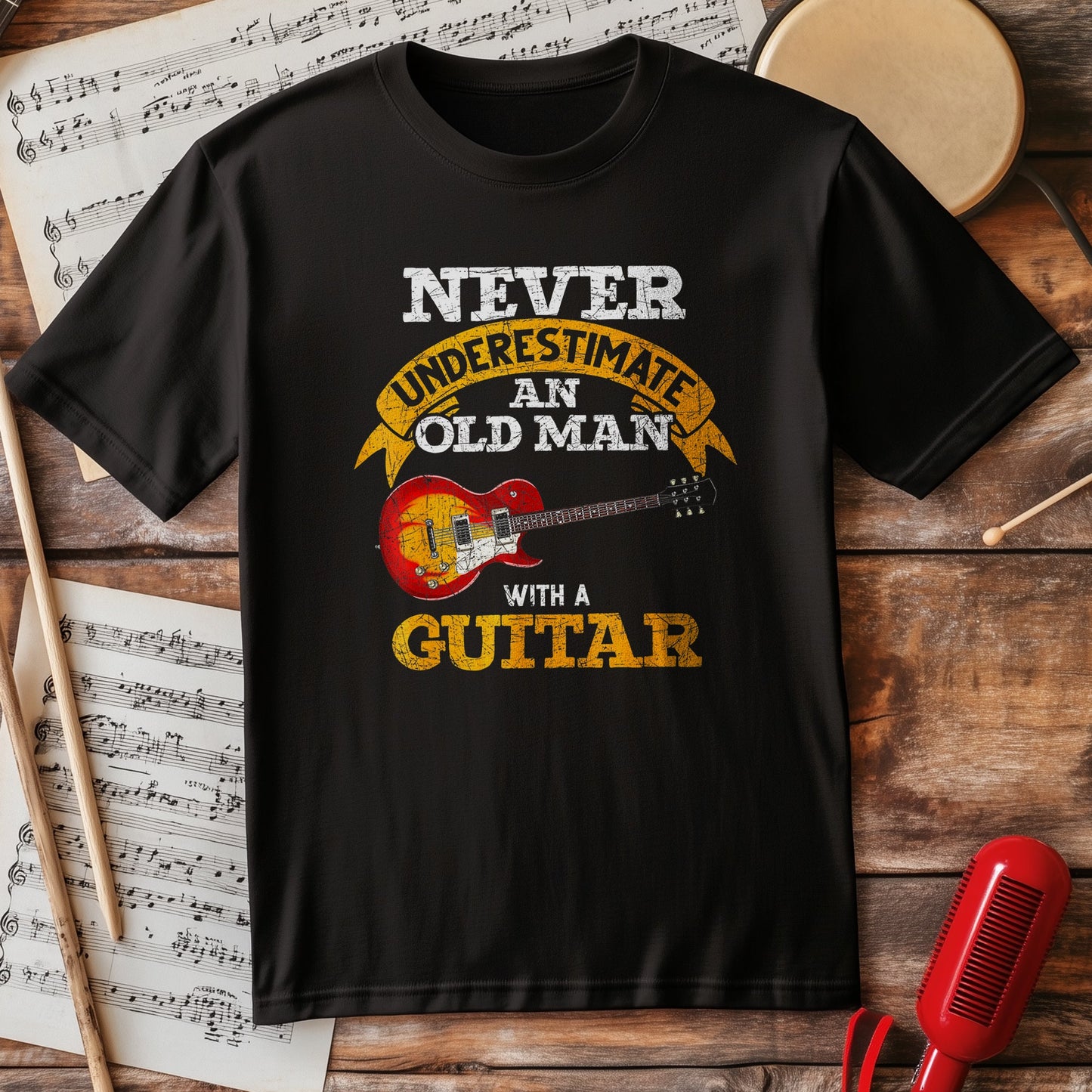 Retirement Guitar Player T-Shirt