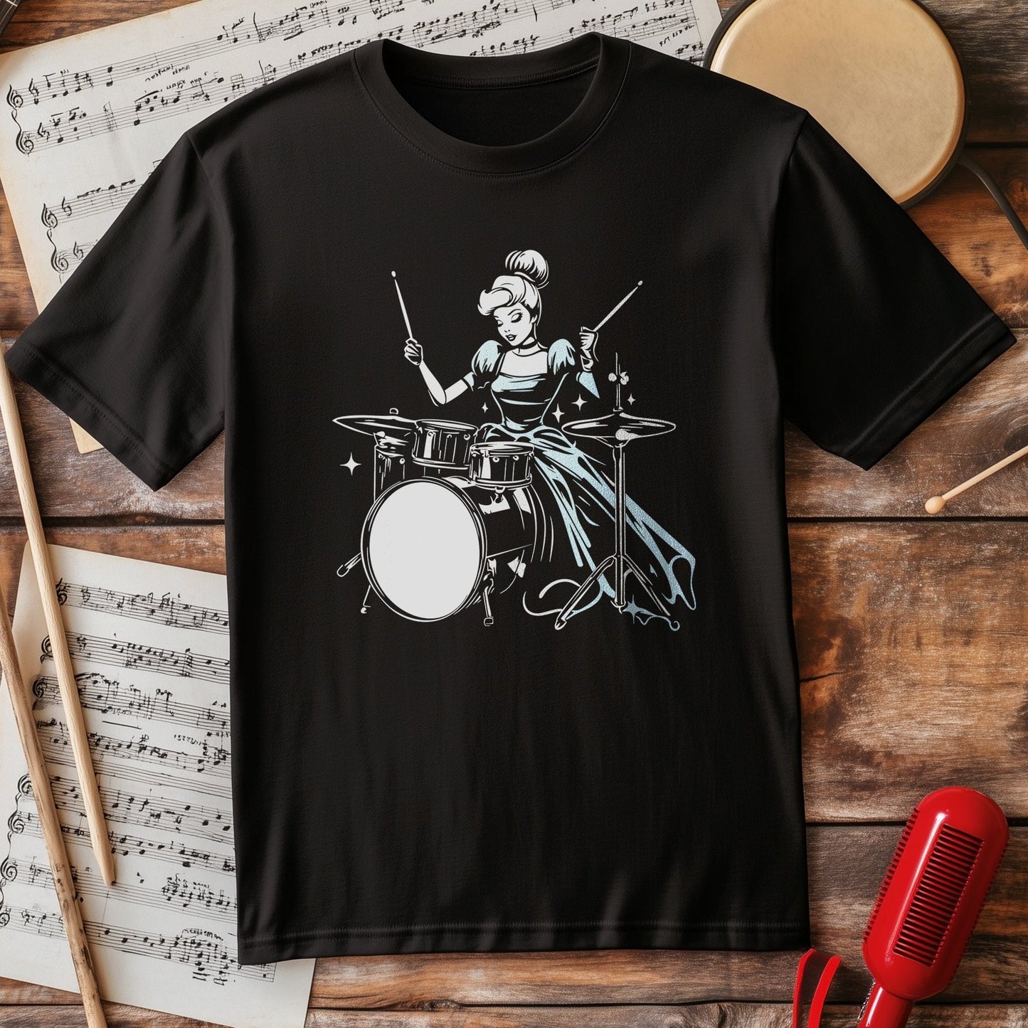 Cinderella Drummer T-shirt
