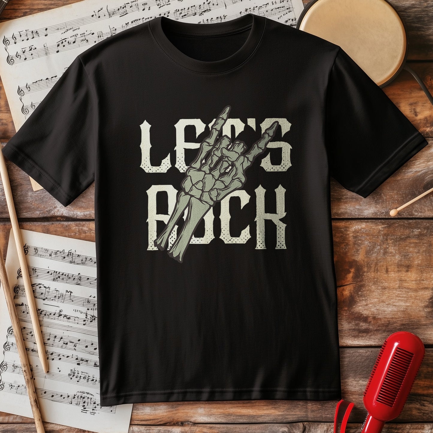 Let's Rock Skele T-Shirt