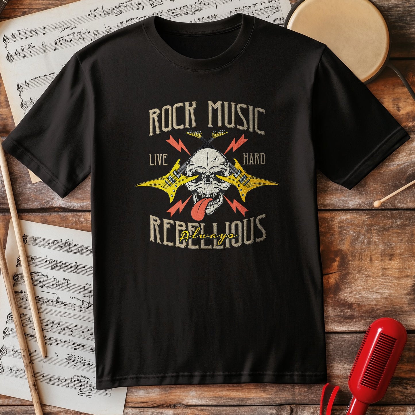 Rock Always Rebellious T-Shirt -