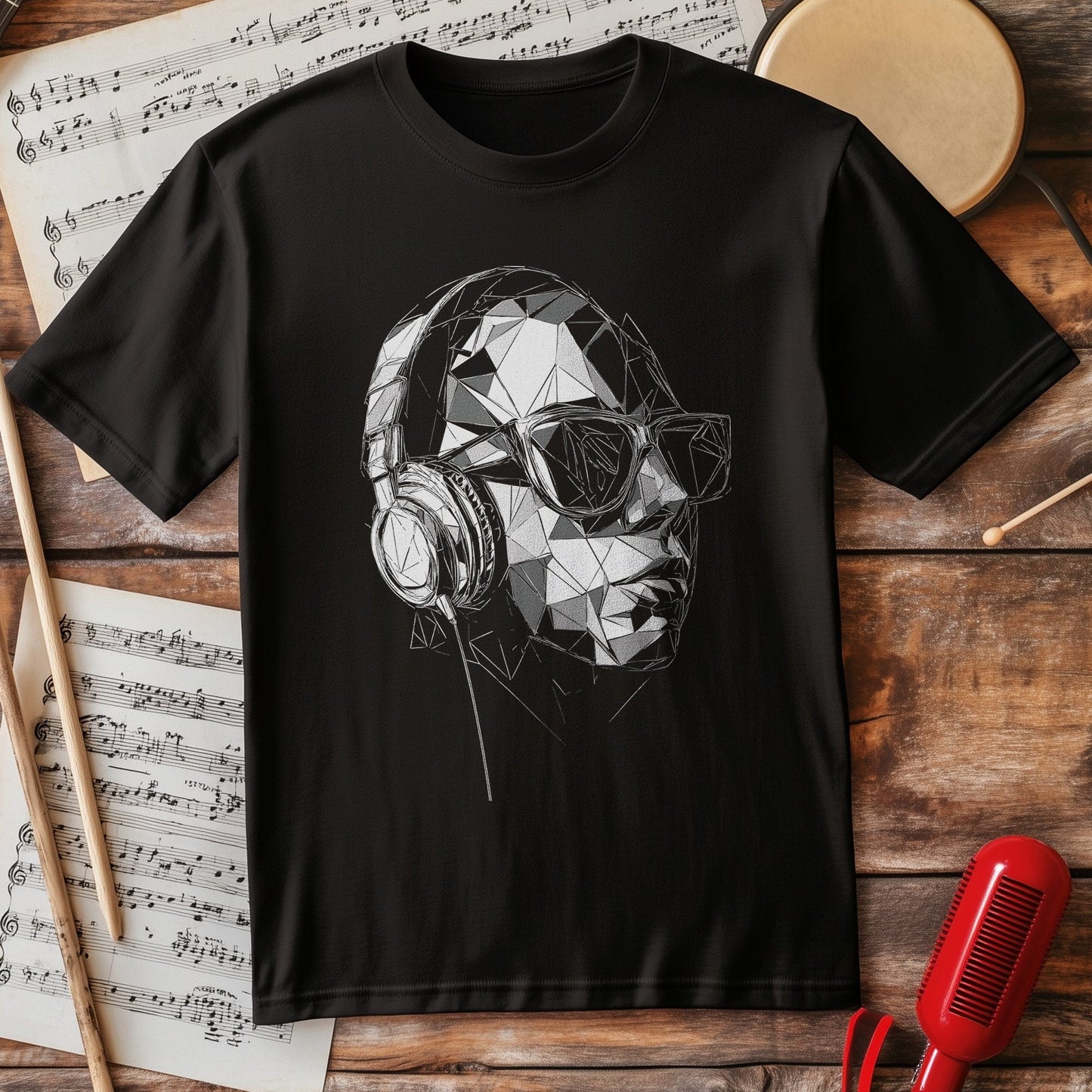 Geometric DJ T-shirt