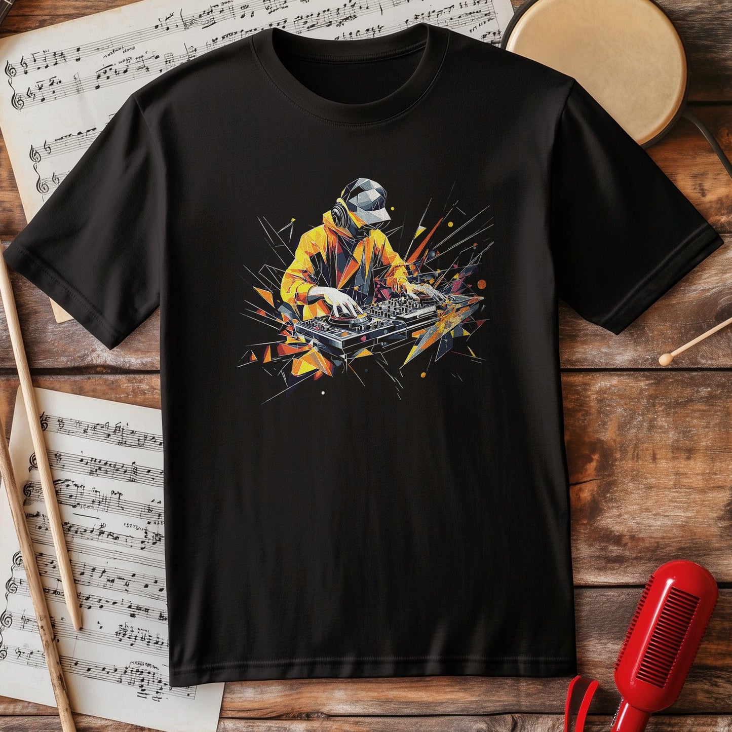Polygonal DJ T-shirt