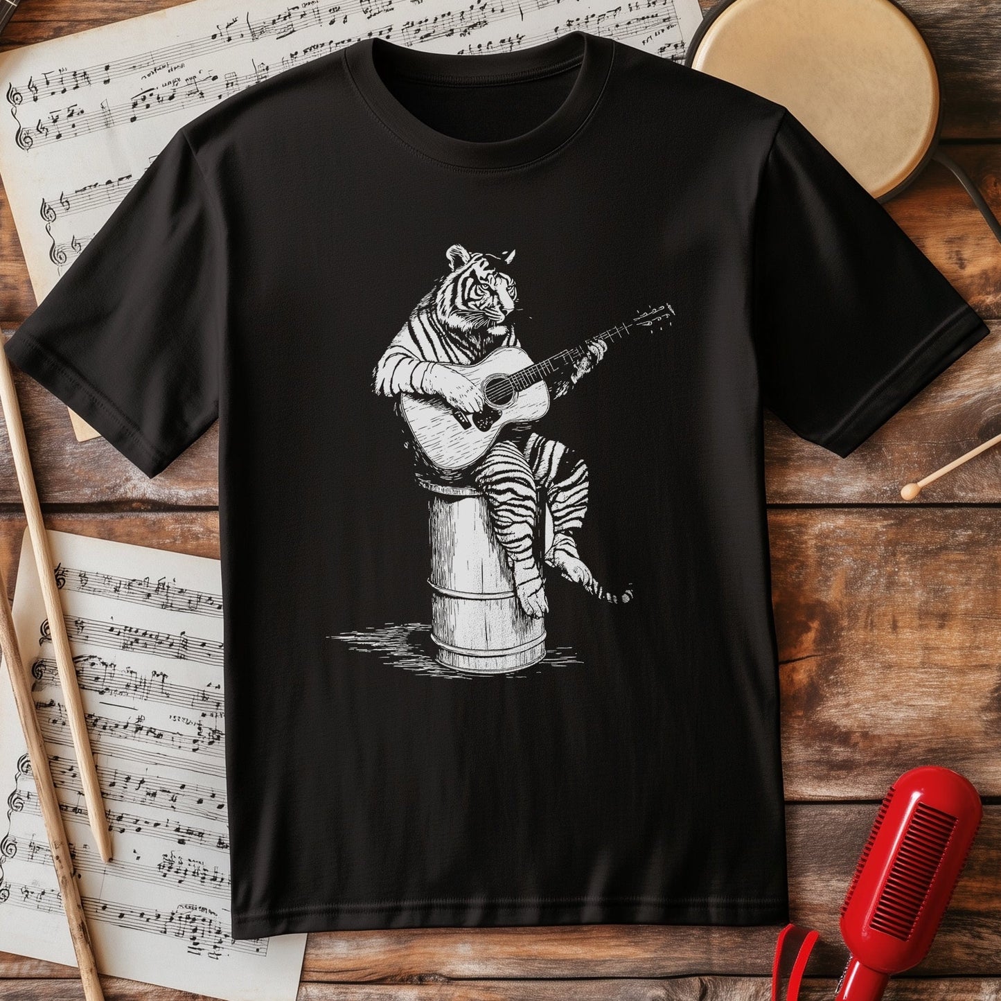 Tiger Guitar T-shirt