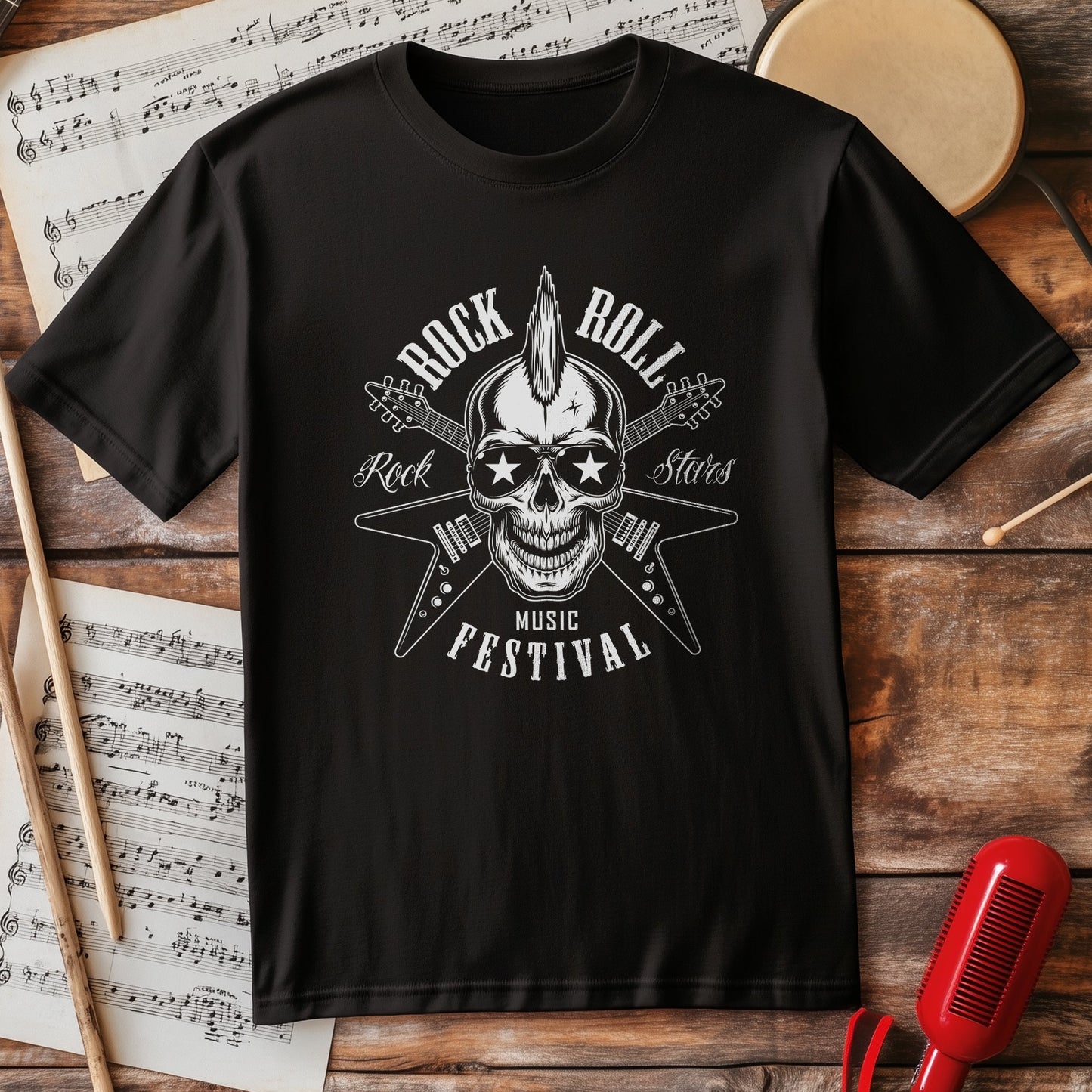 Punk Rock Stars T-Shirt - Wear Your