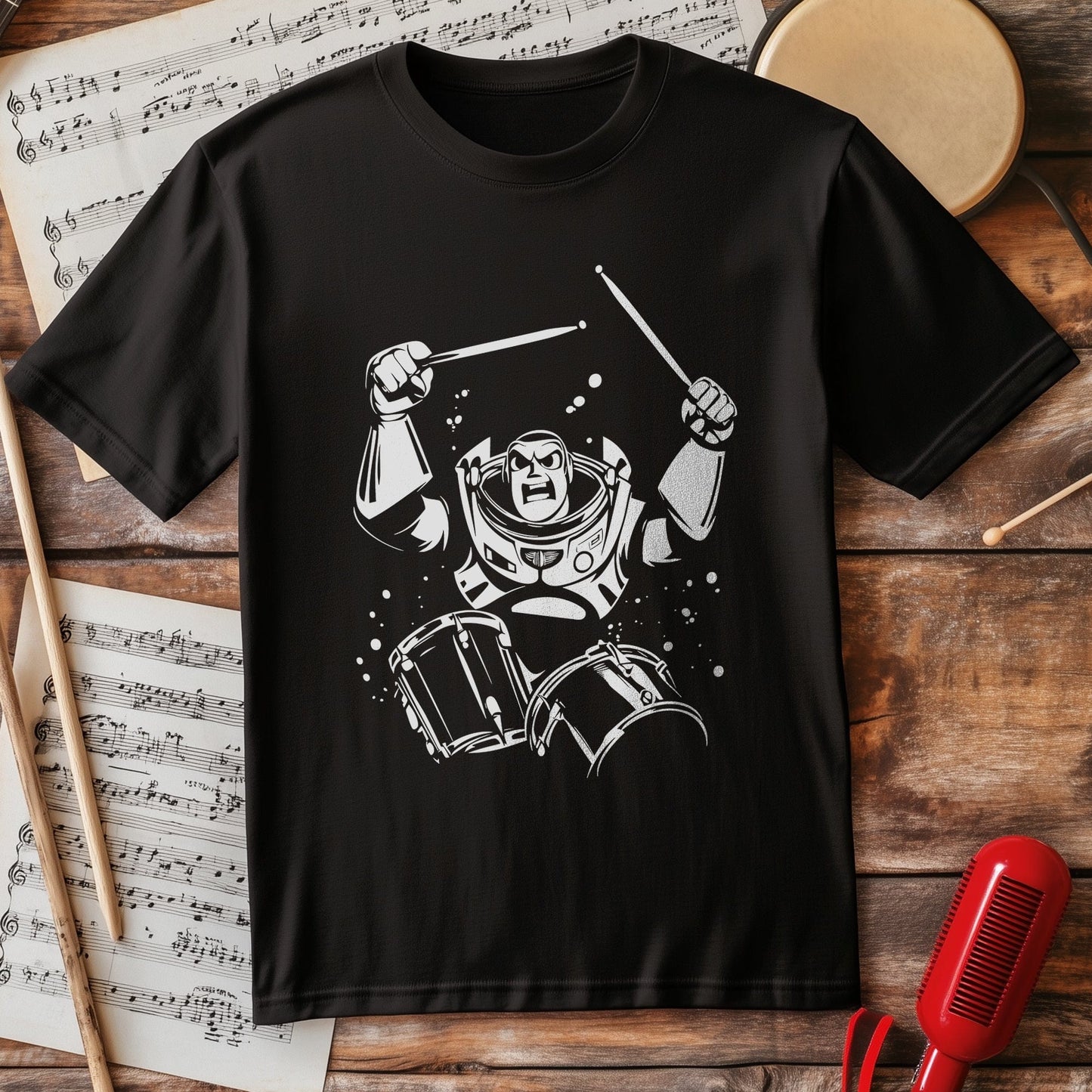 Buzz Drummer t-shirt