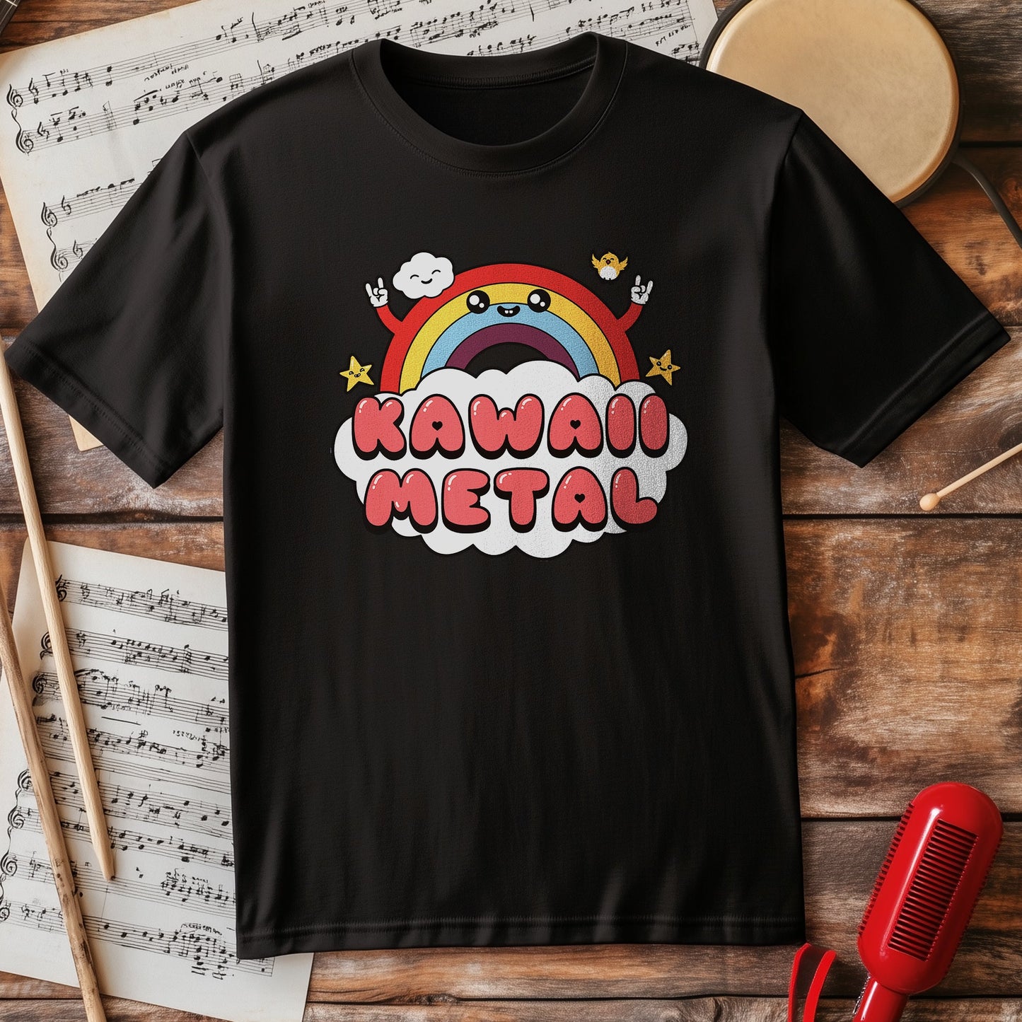 Kawaii Metal T-Shirt ‚Äì Cute Meets
