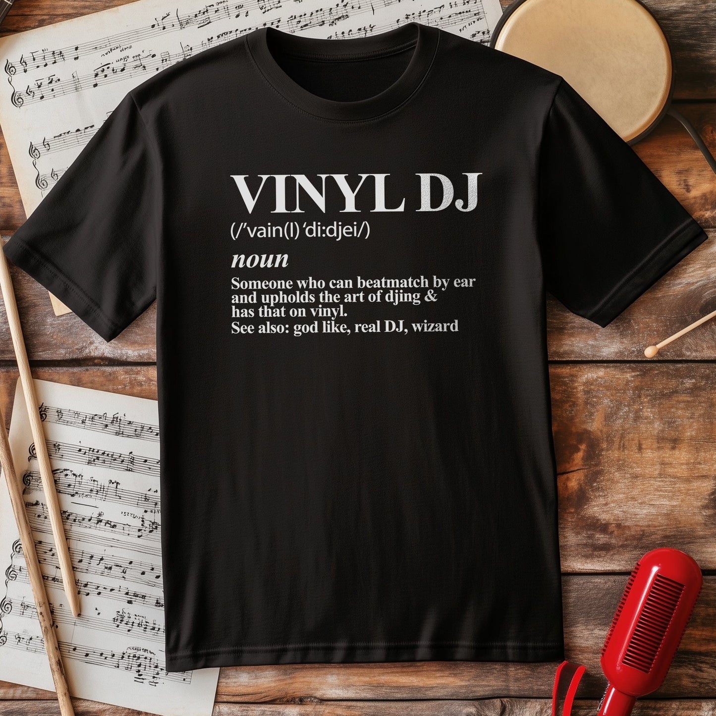 Vinyl DJ Meaning T-Shirt