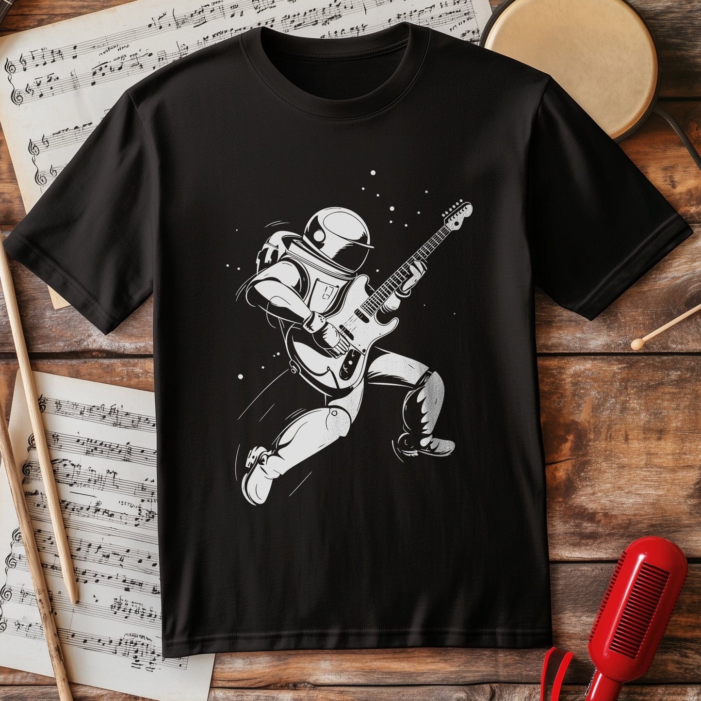 Space Marine Guitar T-shirt