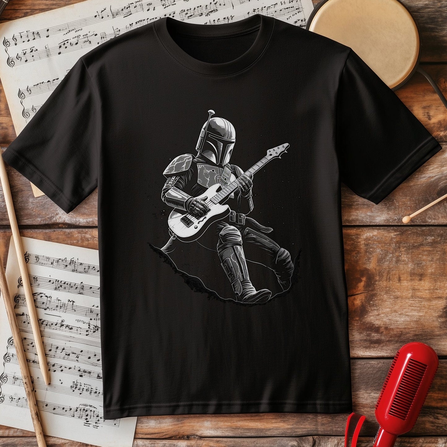 Boba GuitarRocks t-shirt - Strumming