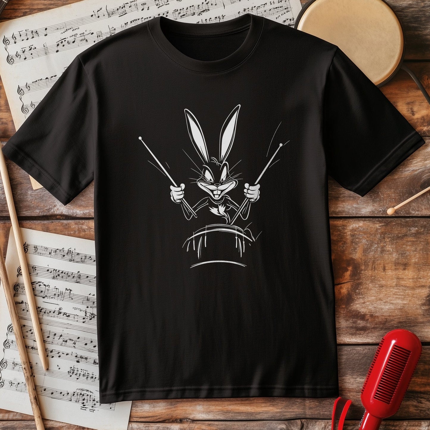 Bunny Drummer T-Shirt