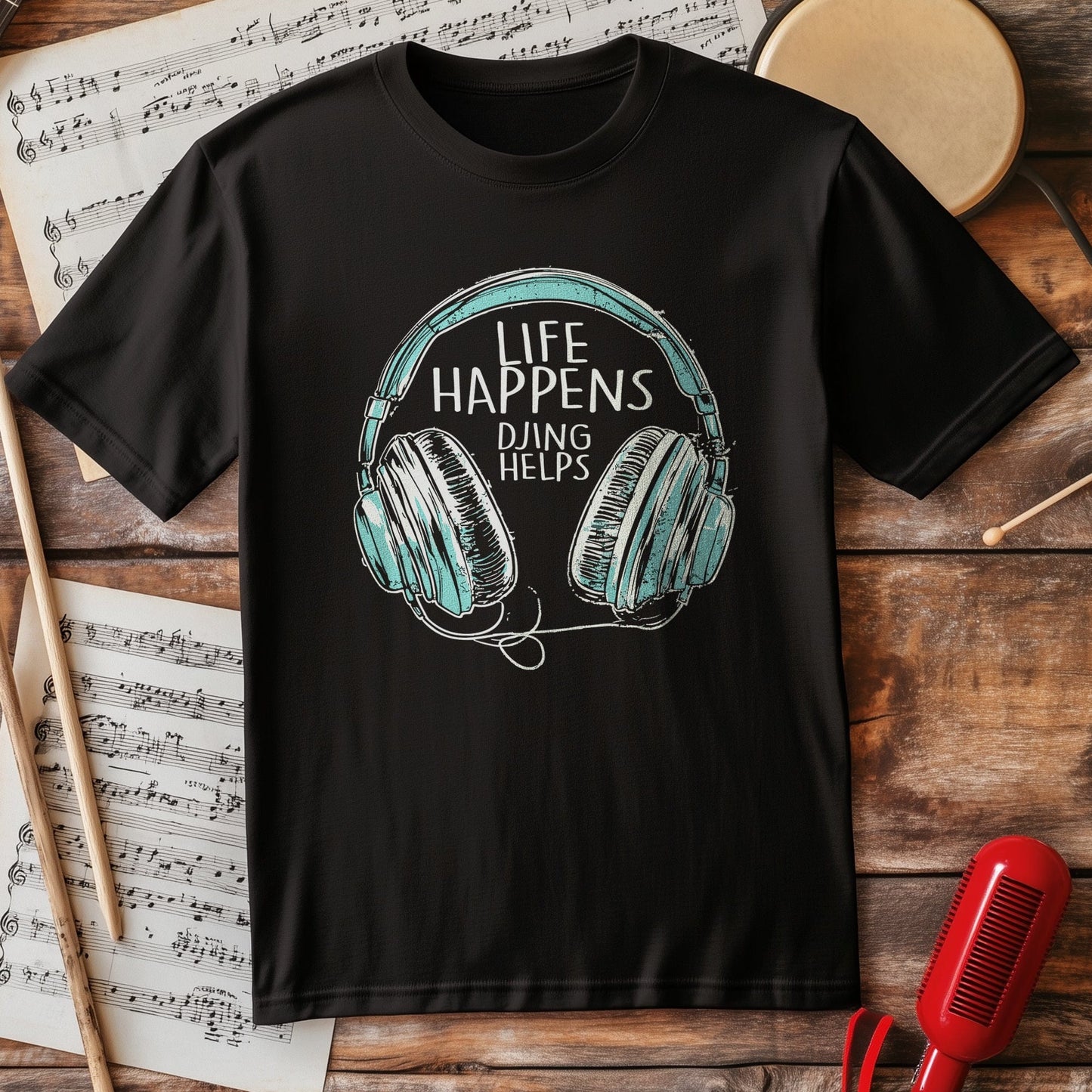 Life Happens DJ 2 T-Shirt