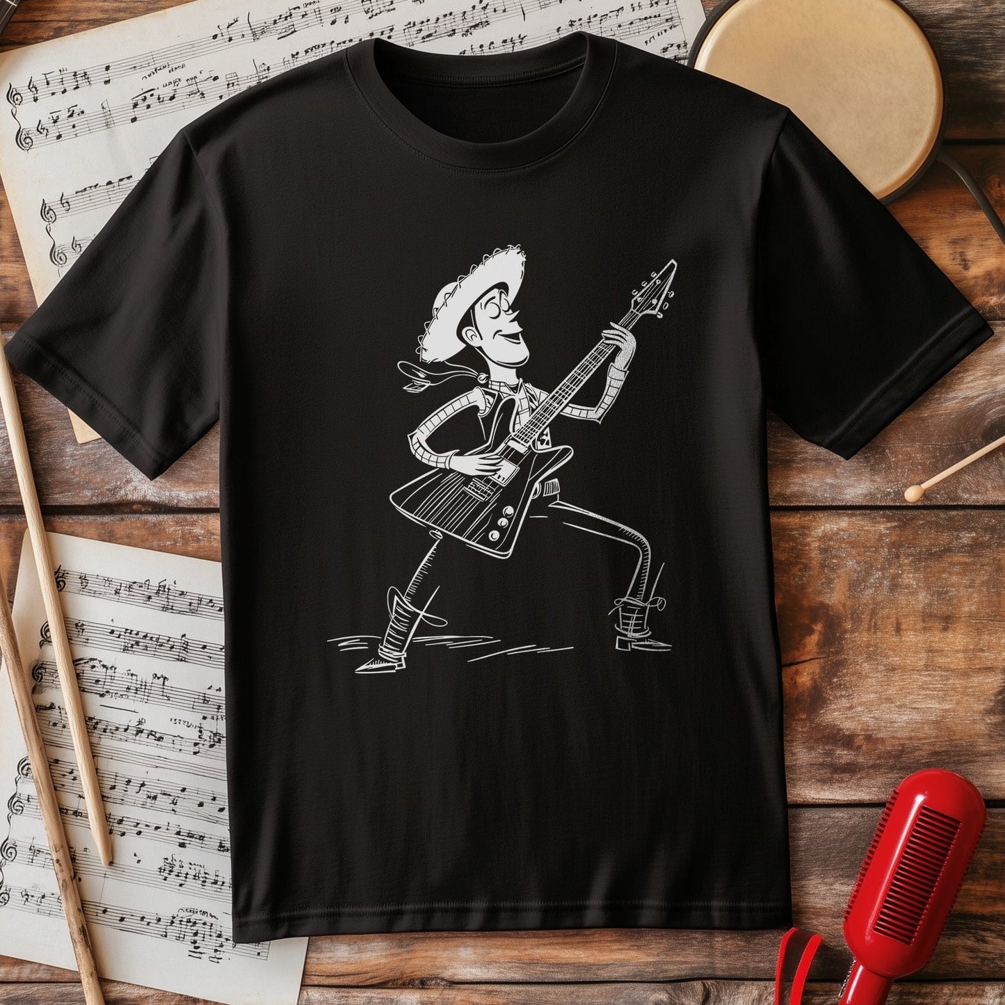 Woody Guitar T-Shirt