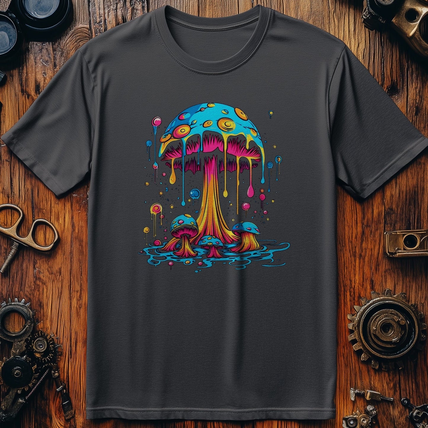 Drip-Mushroom T-Shirt - Get Your