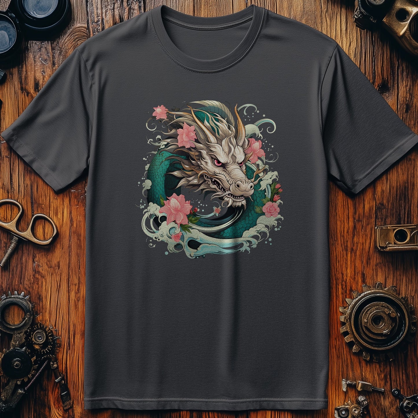 Jade Dragon Head T-shirt