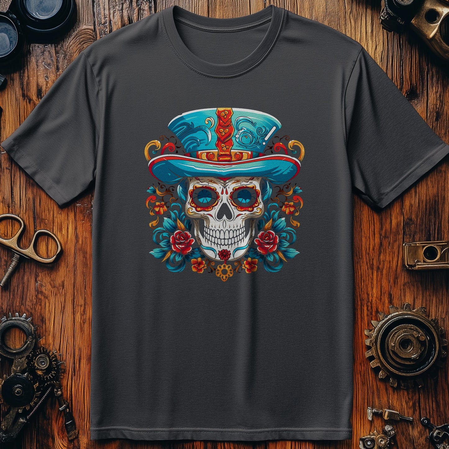 Pirate Sugar Skull T-Shirt - Dress