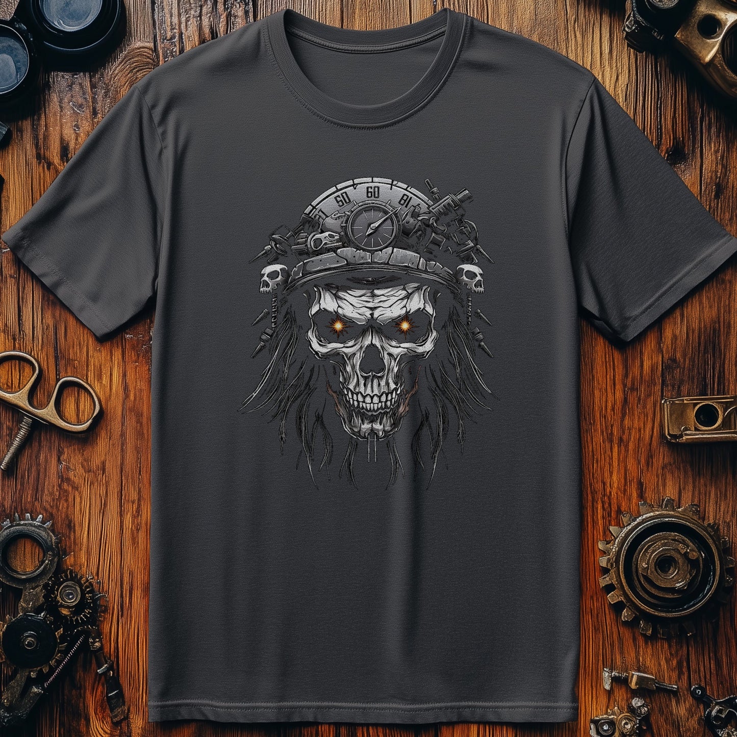 Time-Skull-1 T-Shirt - Hilarious