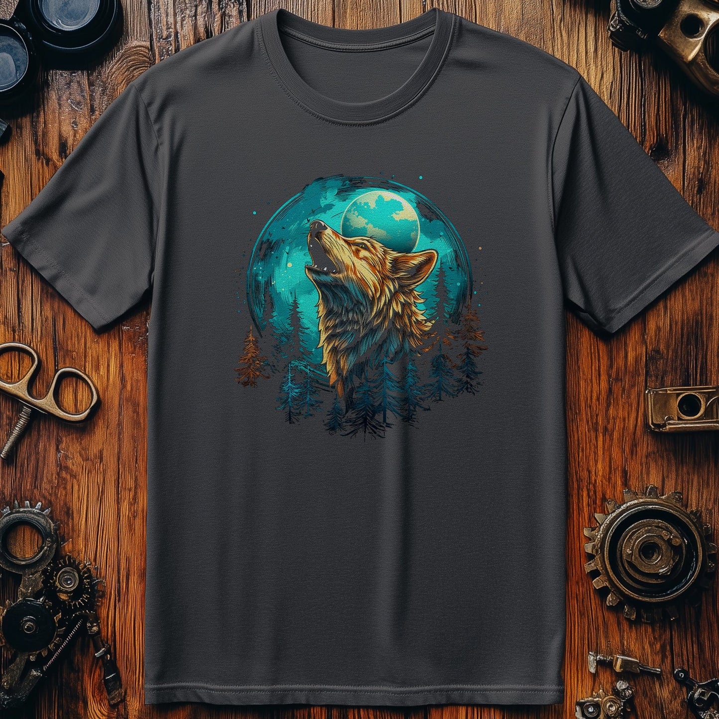 Wolf Moon Howl T-shirt - Unleash