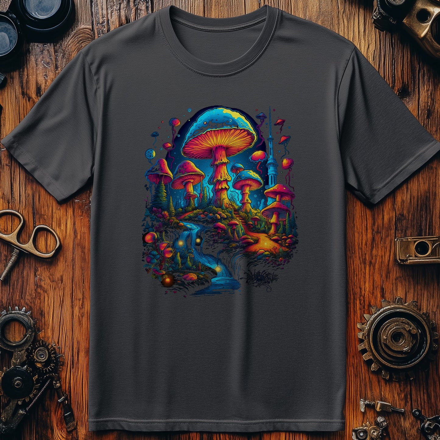Trippy Mushroom 3 T-shirt - Dive
