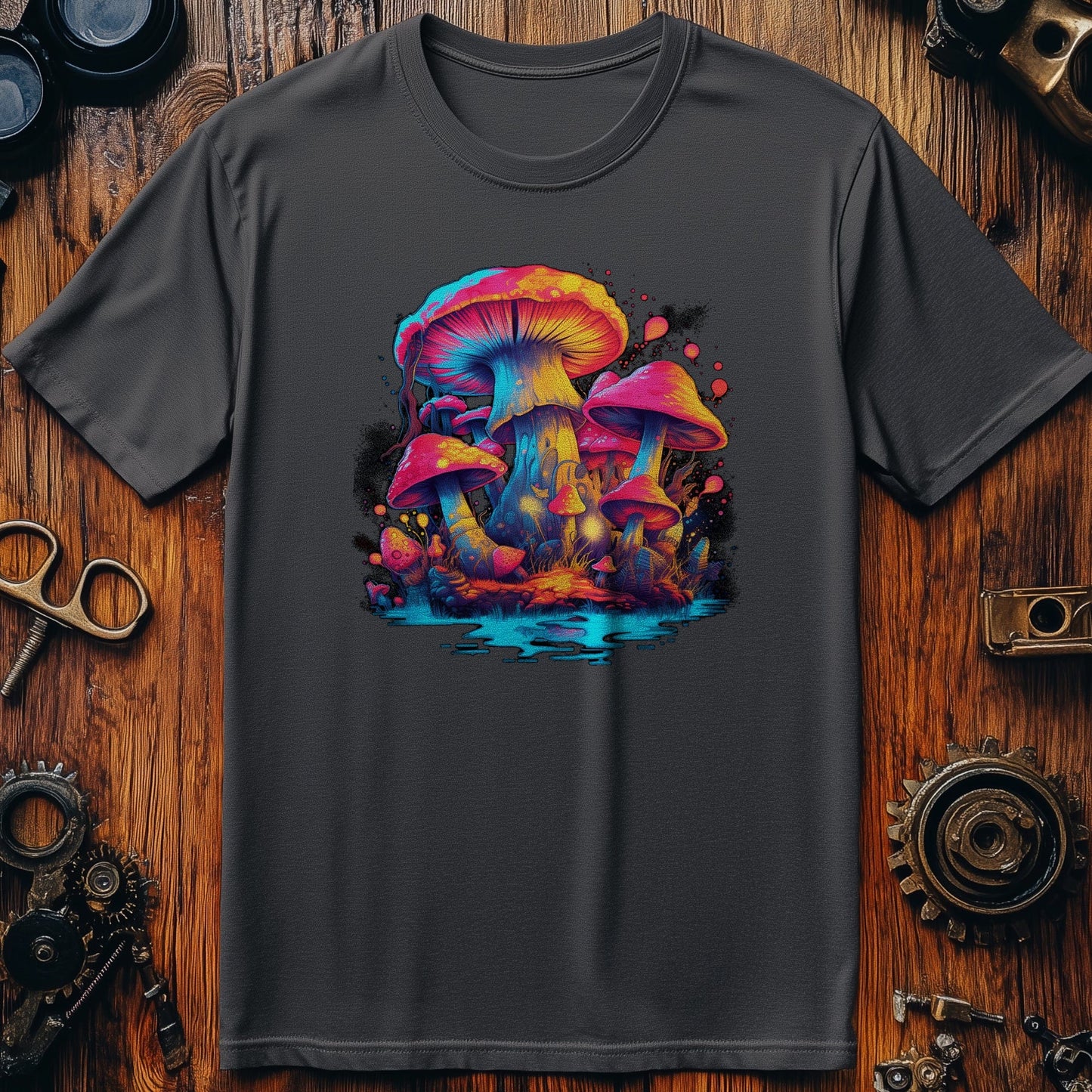 Trippy Mushroom T-Shirt - Dive into