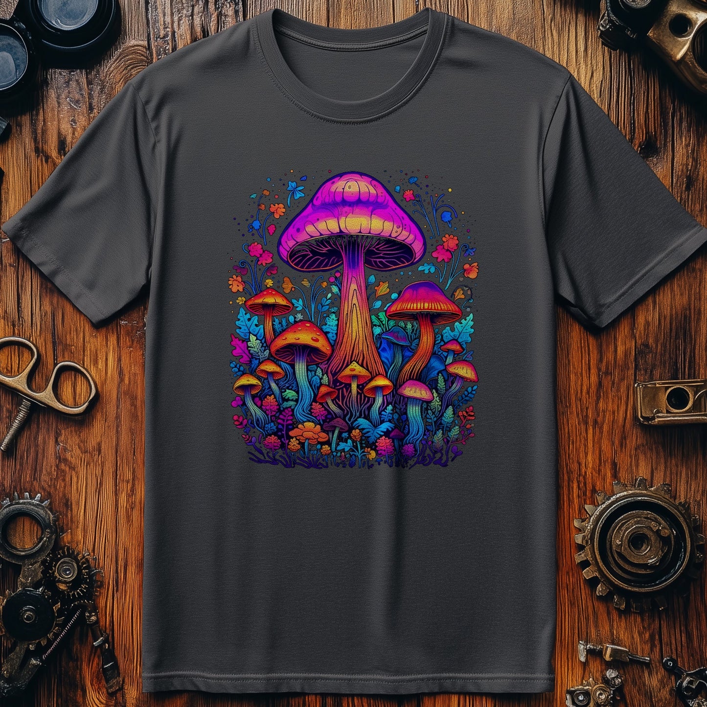 Trippy Mushroom 5 T-Shirt - Dive