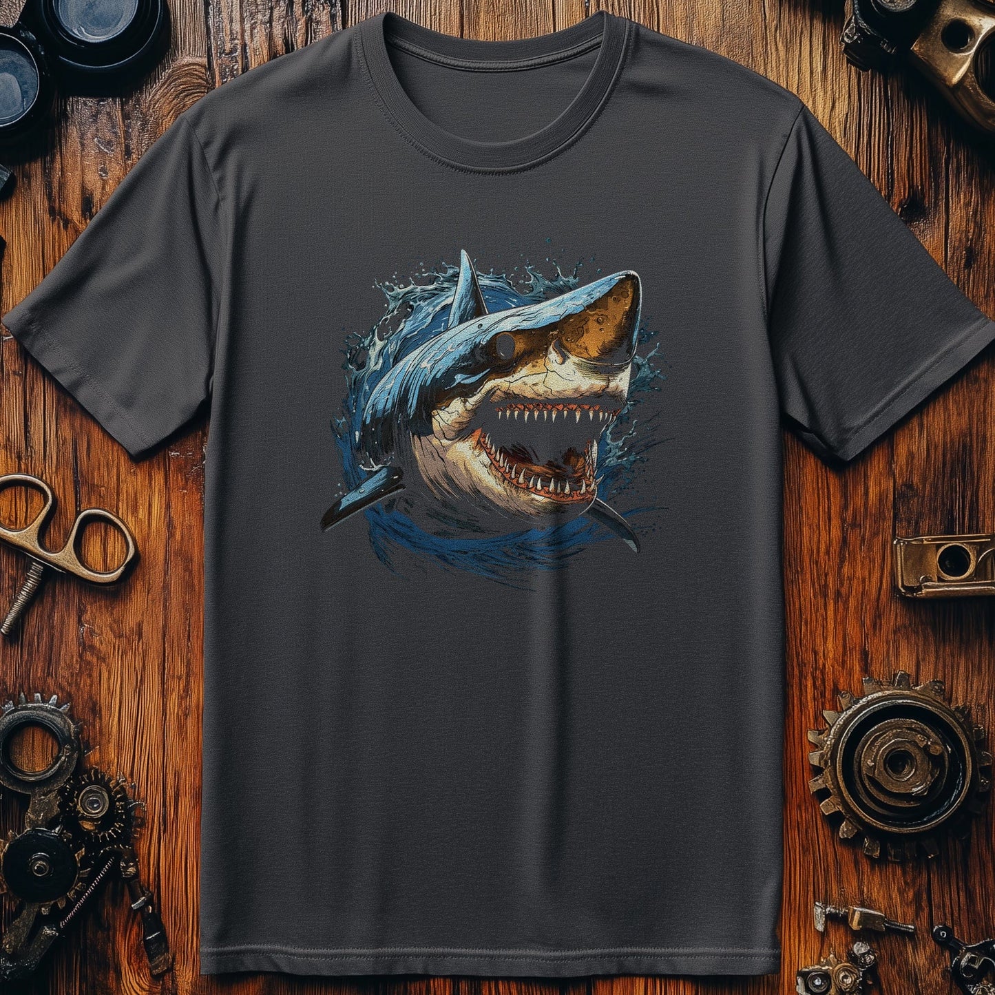Giant White Shark T-Shirt - Dive