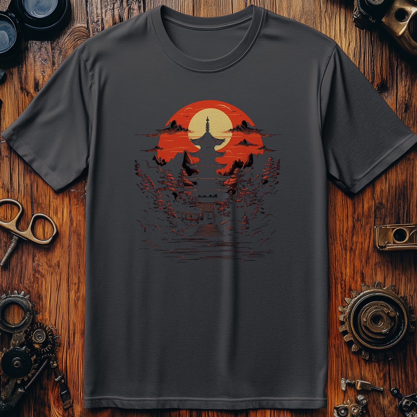 Japanese House T-Shirt: Sunset Vibes