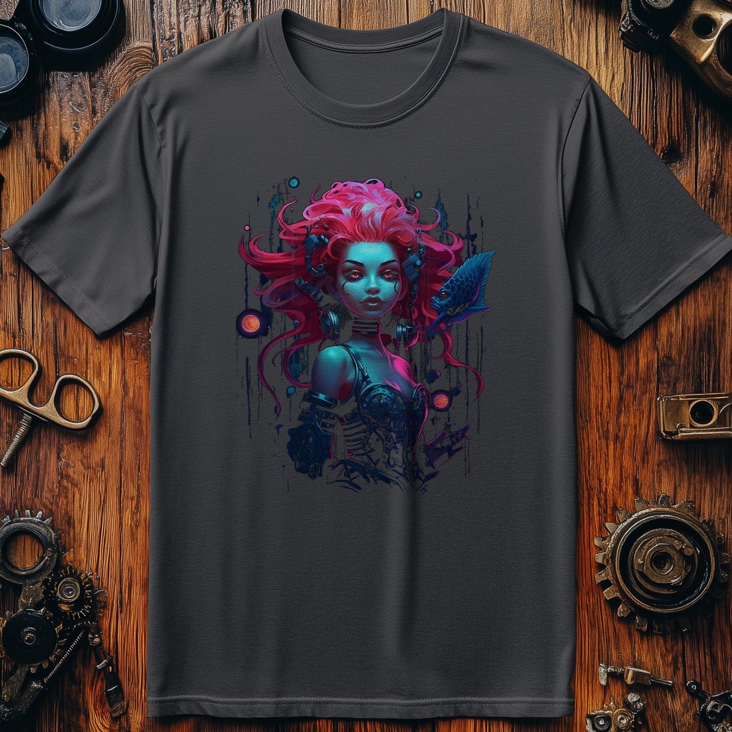 Cyberpunk Mermaid T-Shirt - Dive