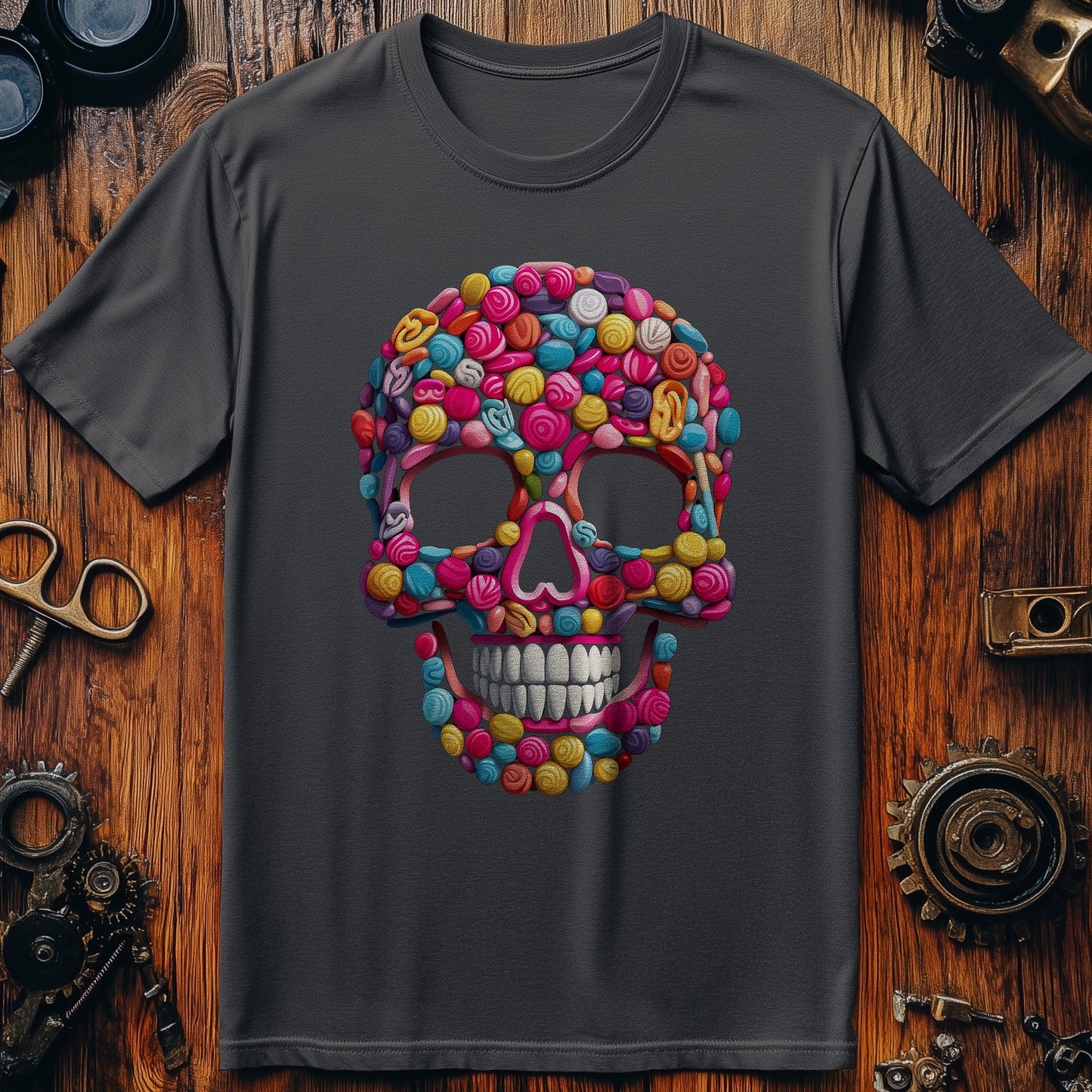 Sweet Skull T-Shirt ‚Äì Colorfully
