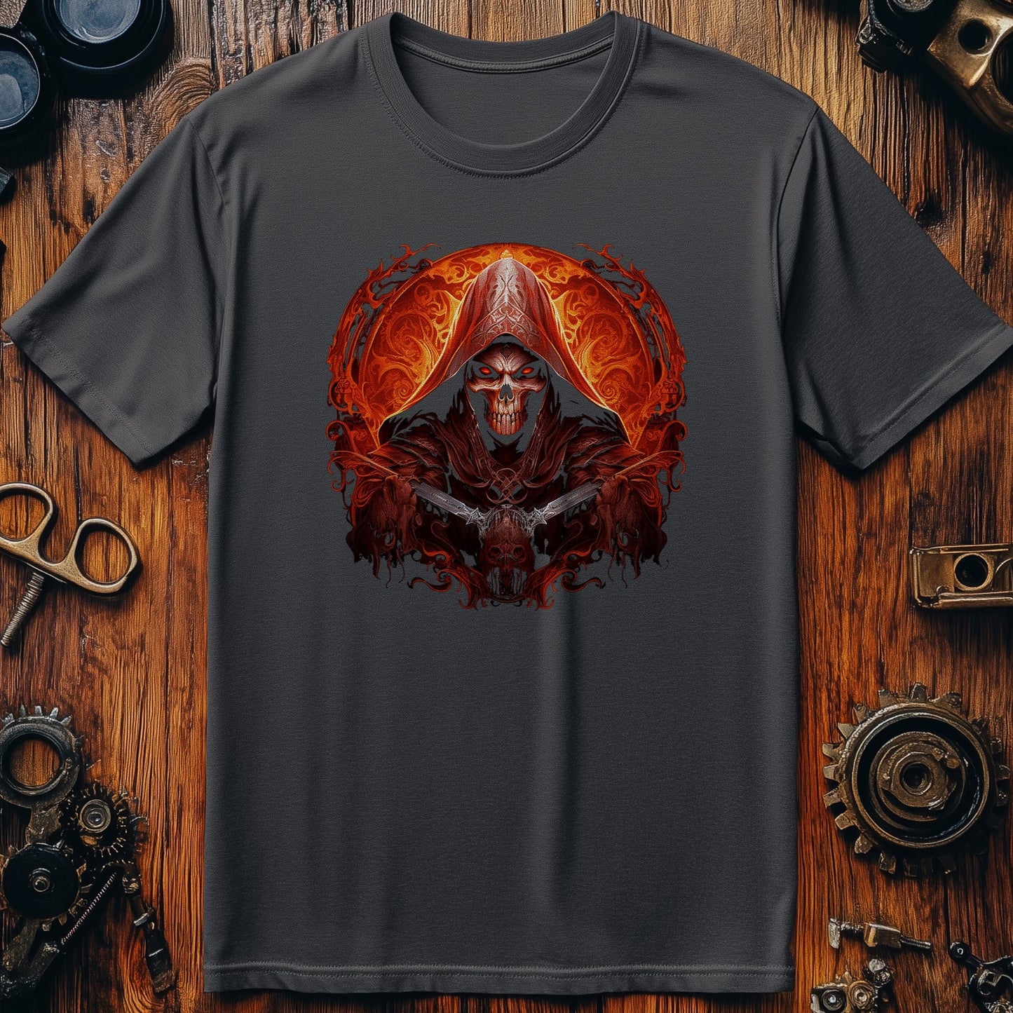 Flame-Skull T-Shirt -