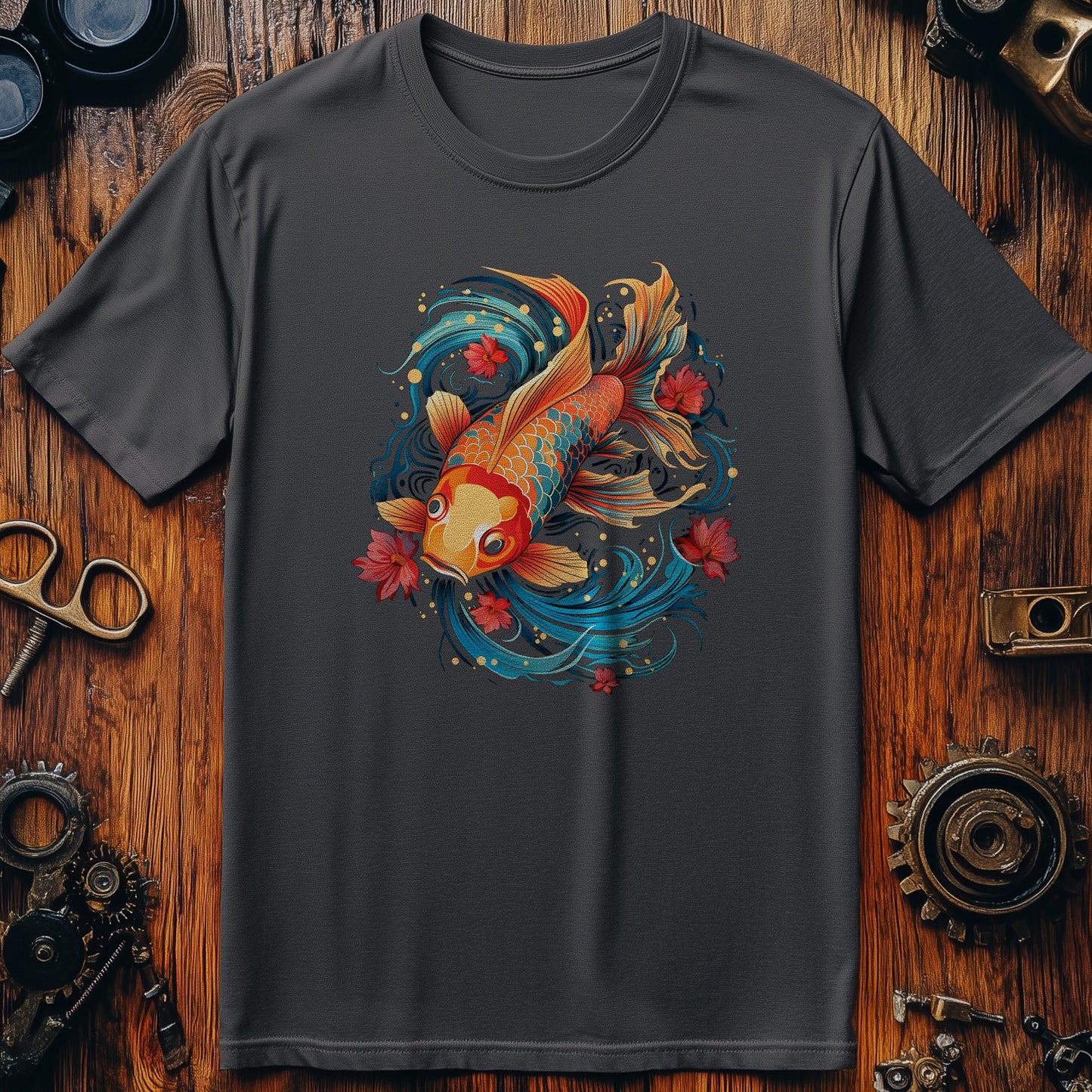 Koi Fish T-shirt - Dive into Fun!