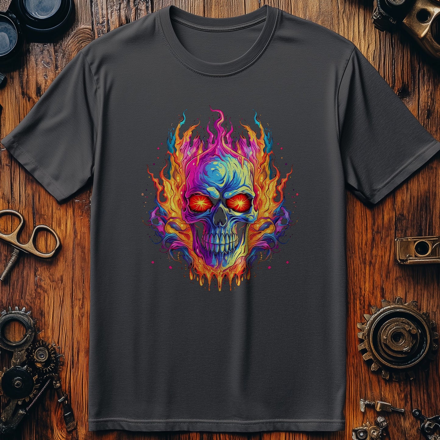 Skull Flame 4 T-Shirt - Ignite Your