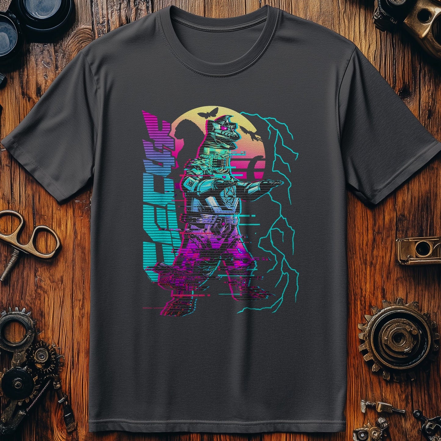 Godzilla Neon Mechagodzilla T-Shirt