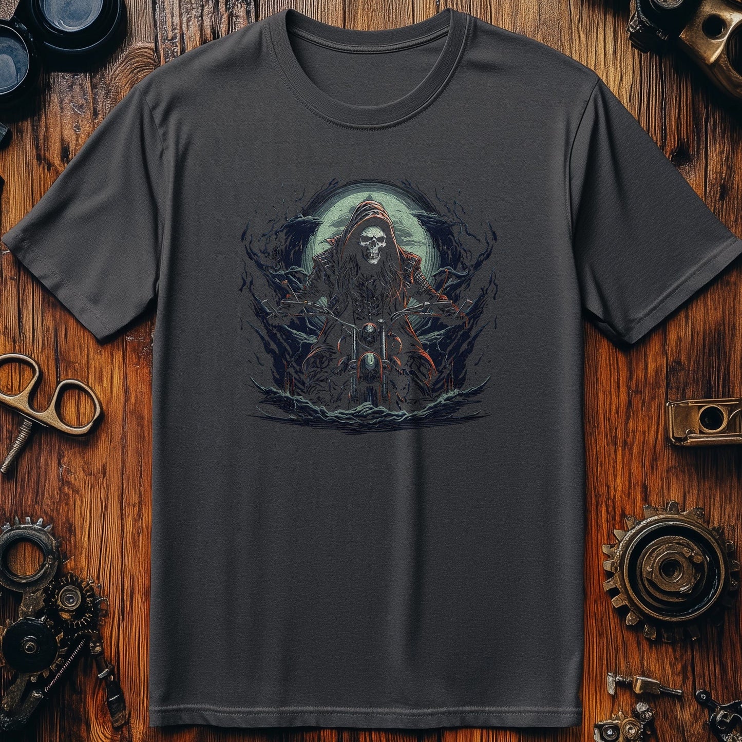 Grim Biker 2 T-Shirt ‚Äì Bone-Rattling