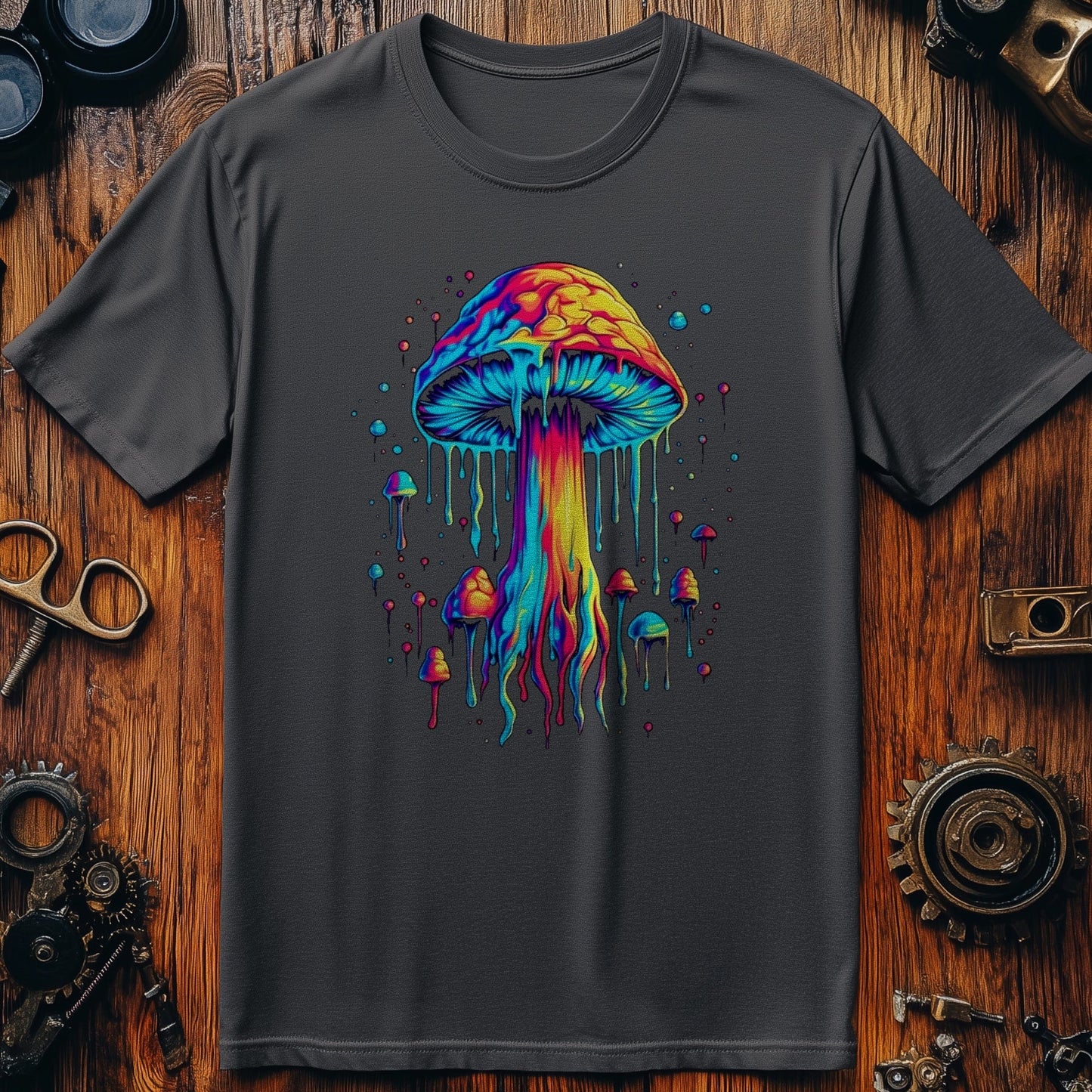 Drip Mushroom 2 T-Shirt - Colorful