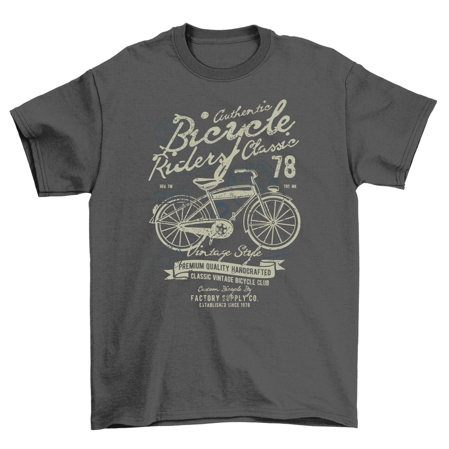 Authentic Bicycle TShirt Pedal