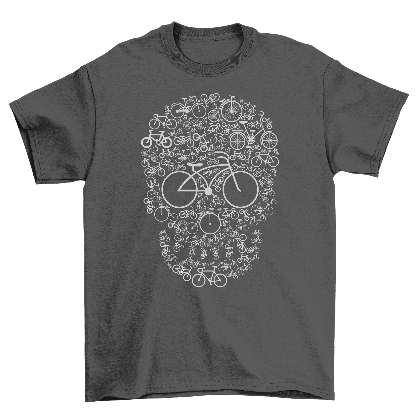 Bicycle Skull TShirt Pedal Power