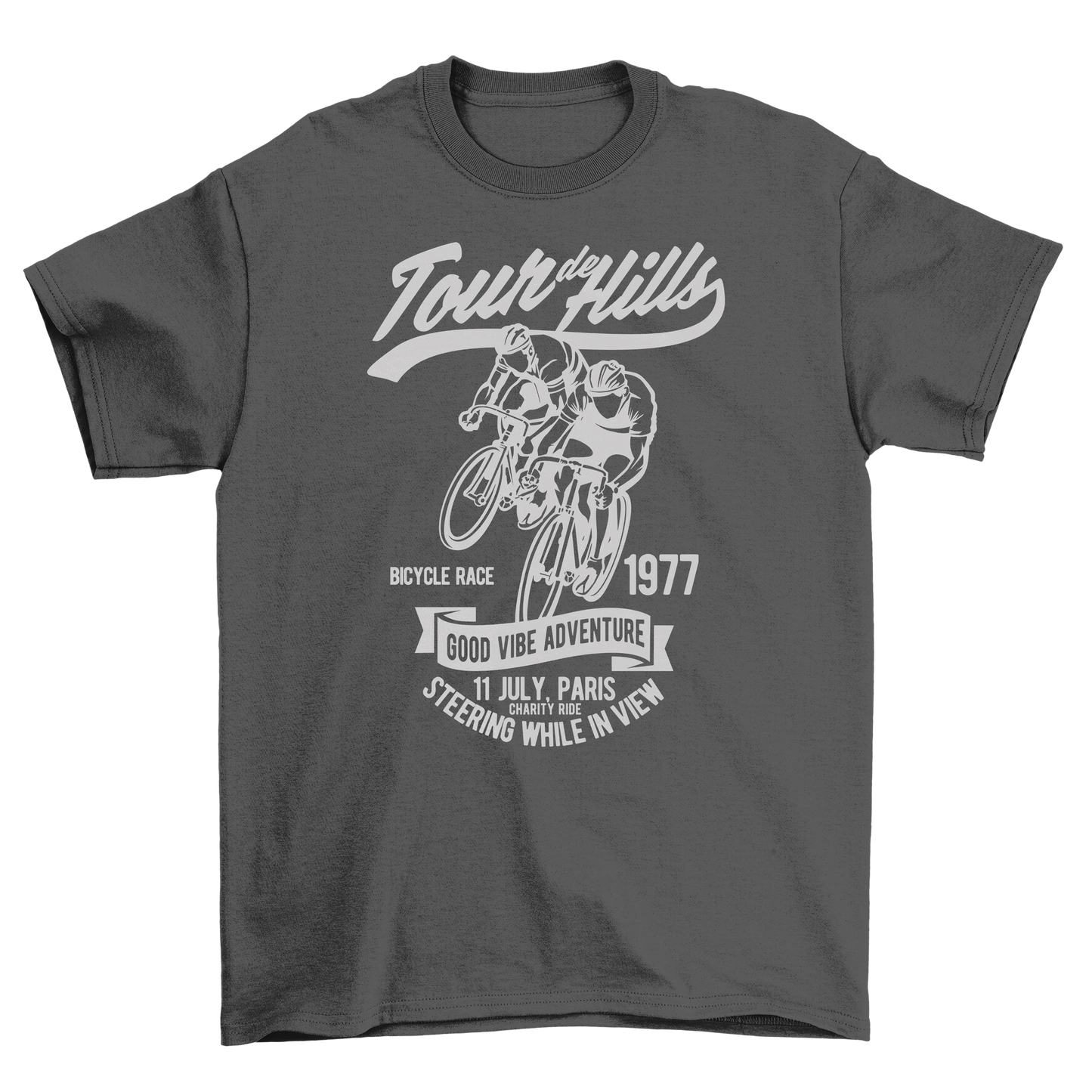 Tour De Hillsmono TShirt Pedal