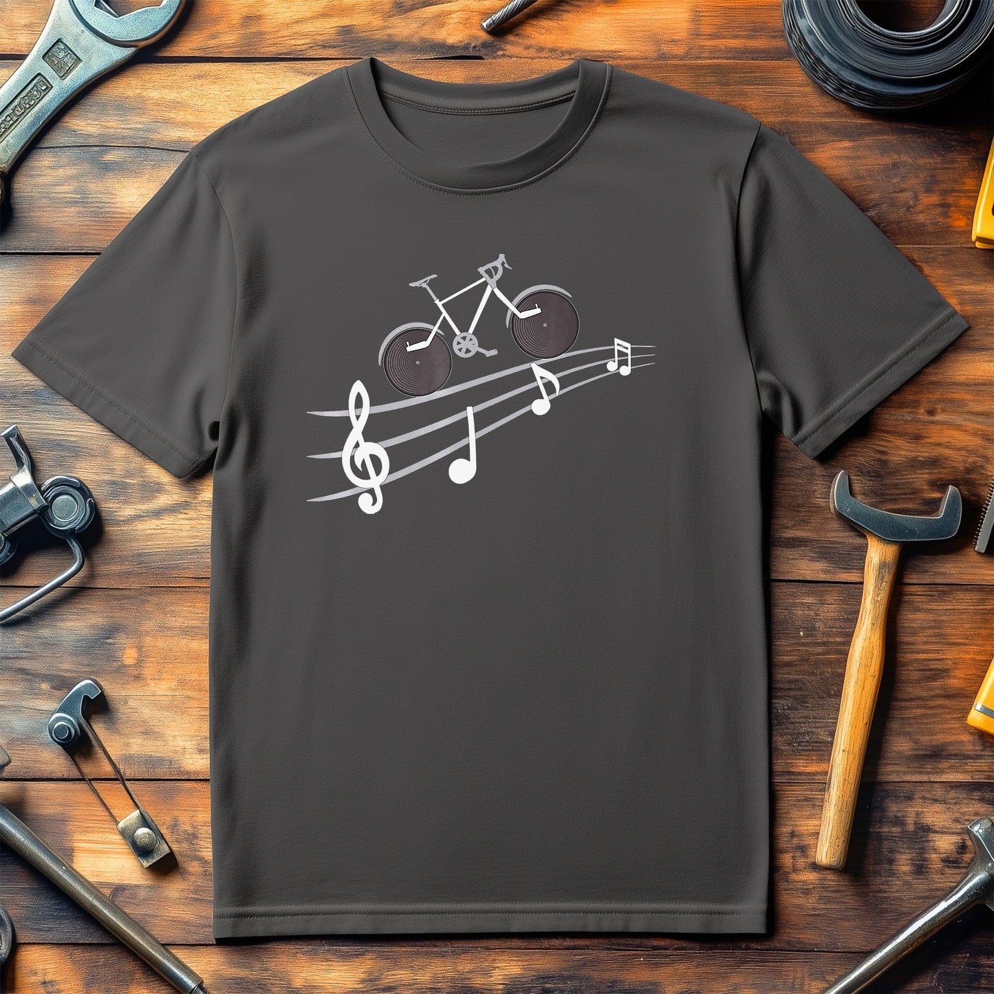 Cycling 91 T-shirt Pedal to the Rhythm