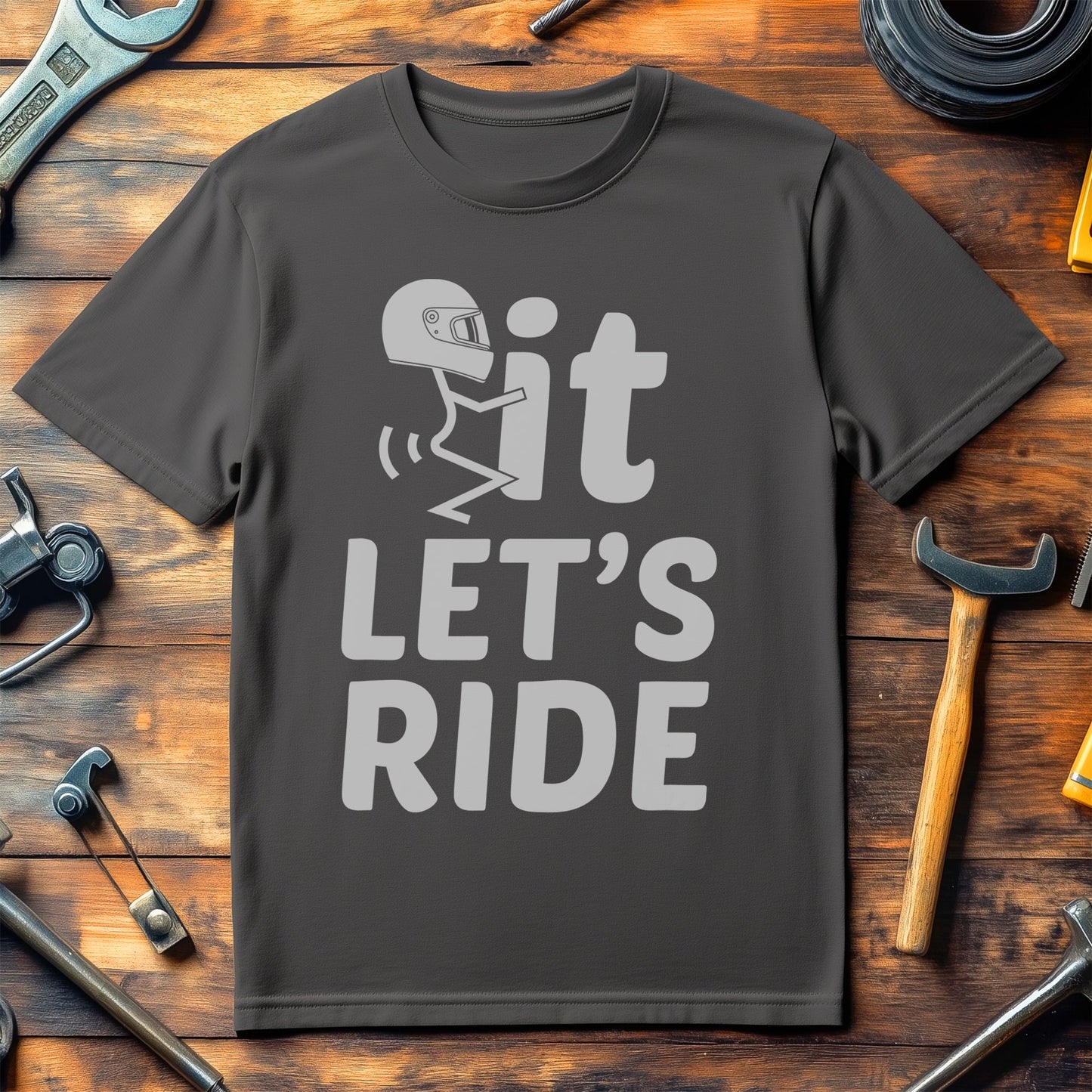 Let's Ride Motorcycle Biker T-Shirt