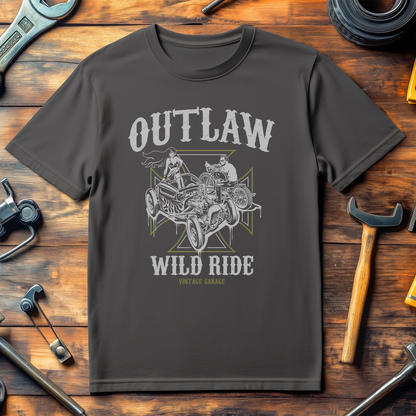 Outlaw Wild Ride T-Shirt - Buckle Up