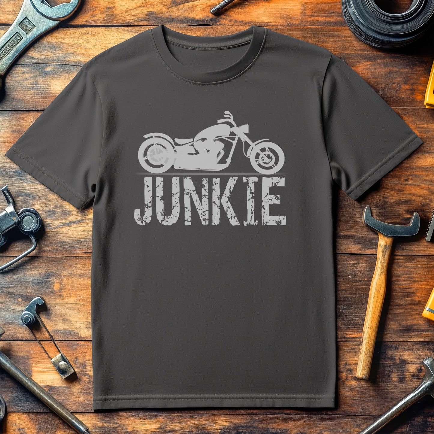Motorcycle Biker Junkie T-Shirt -