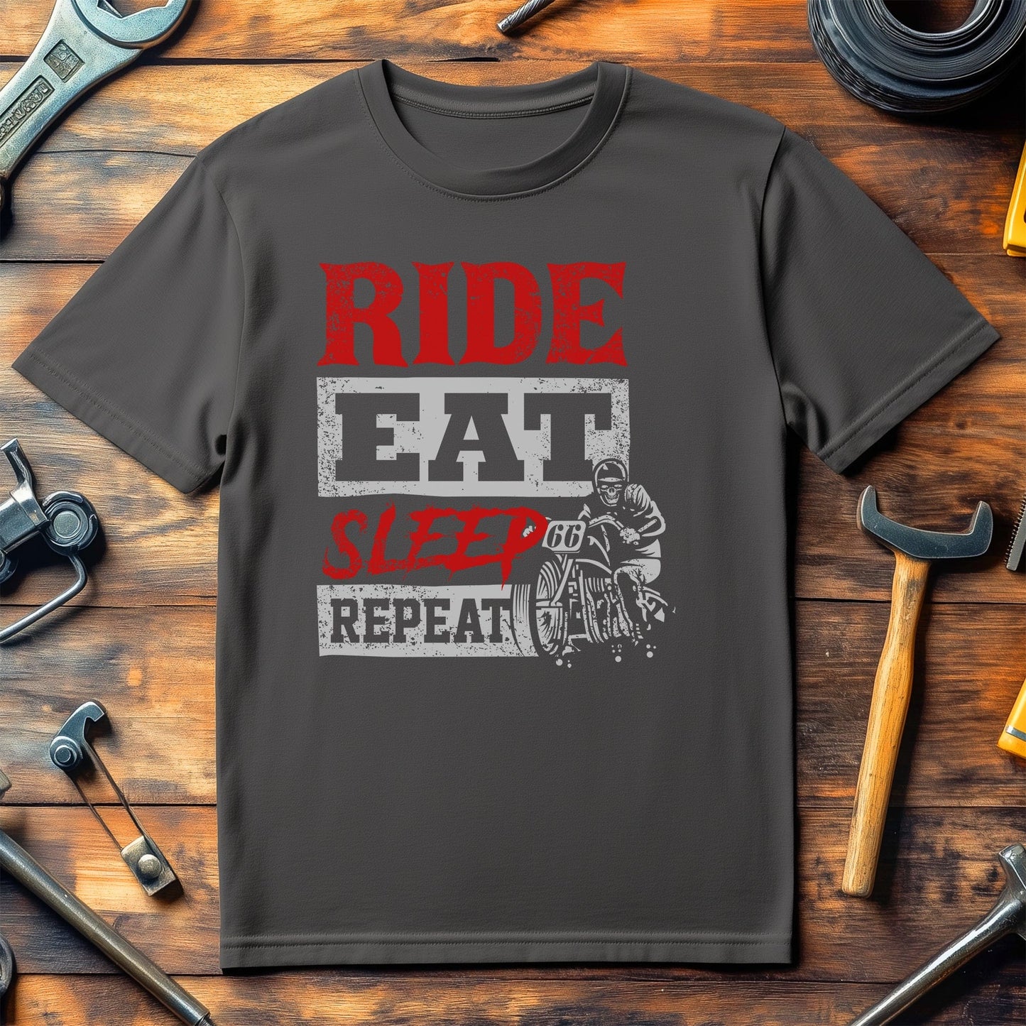 Repeat Ride Eat Sleep T-Shirt