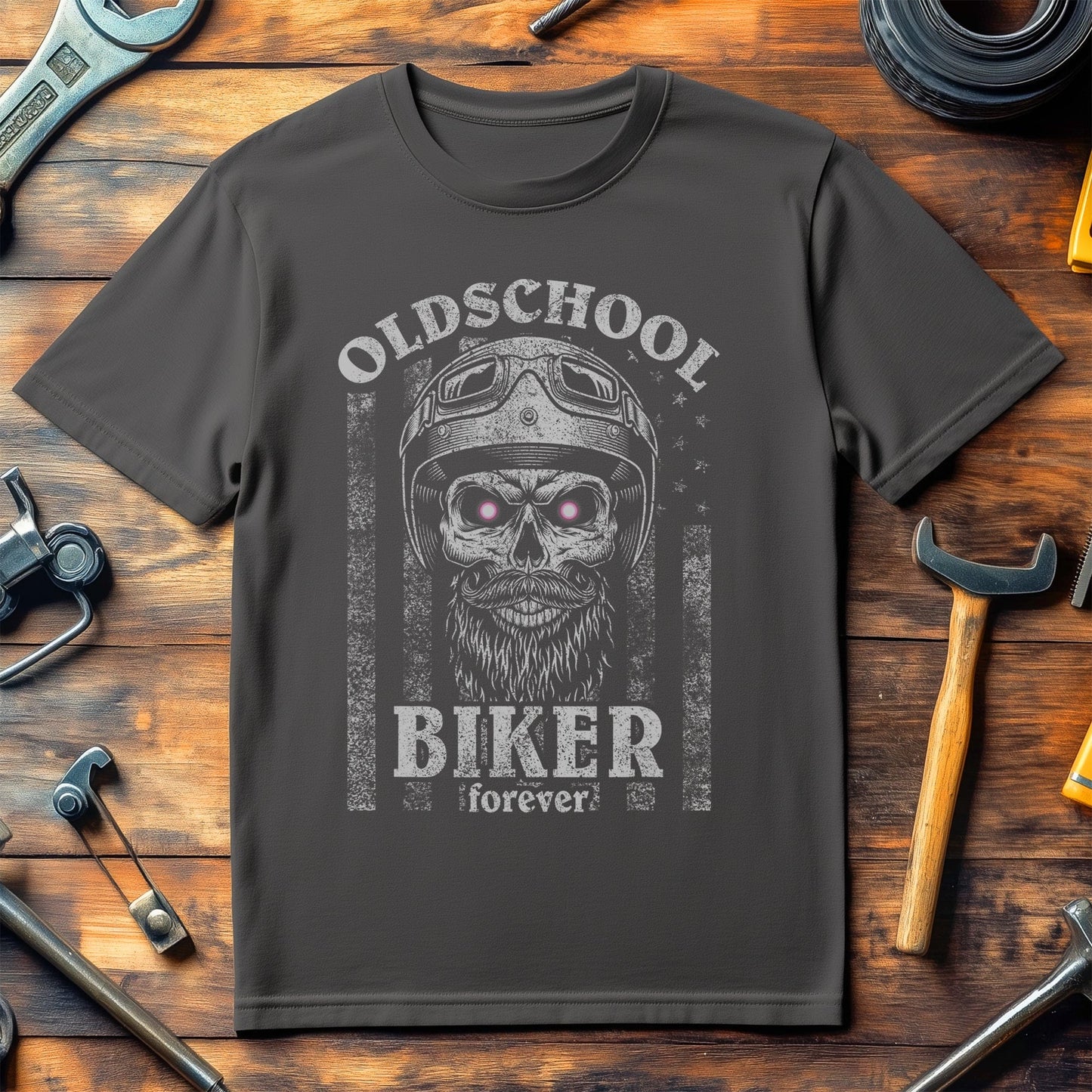 Old School Biker Forever T-Shirt -
