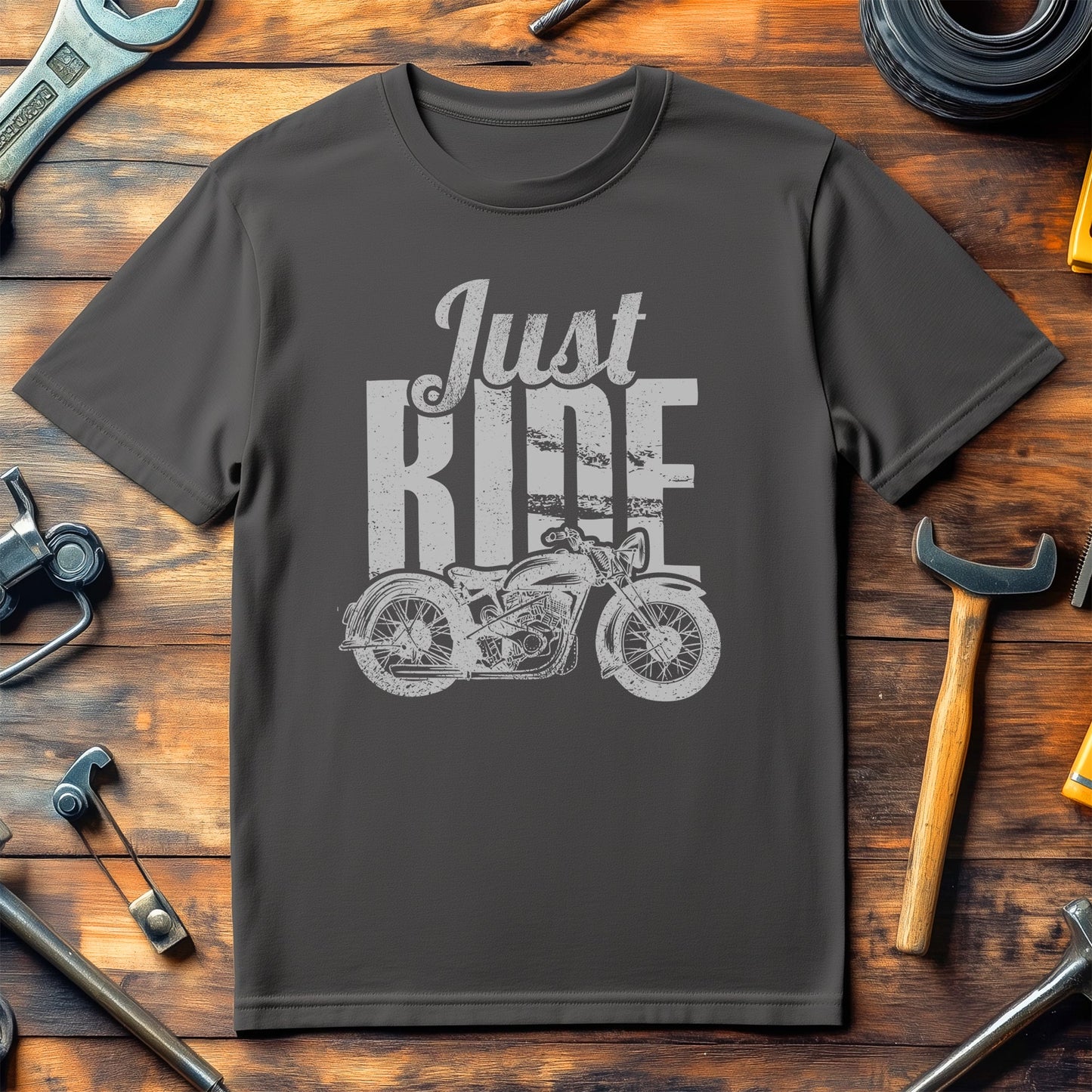 Just Ride Motorcycle T-Shirt -