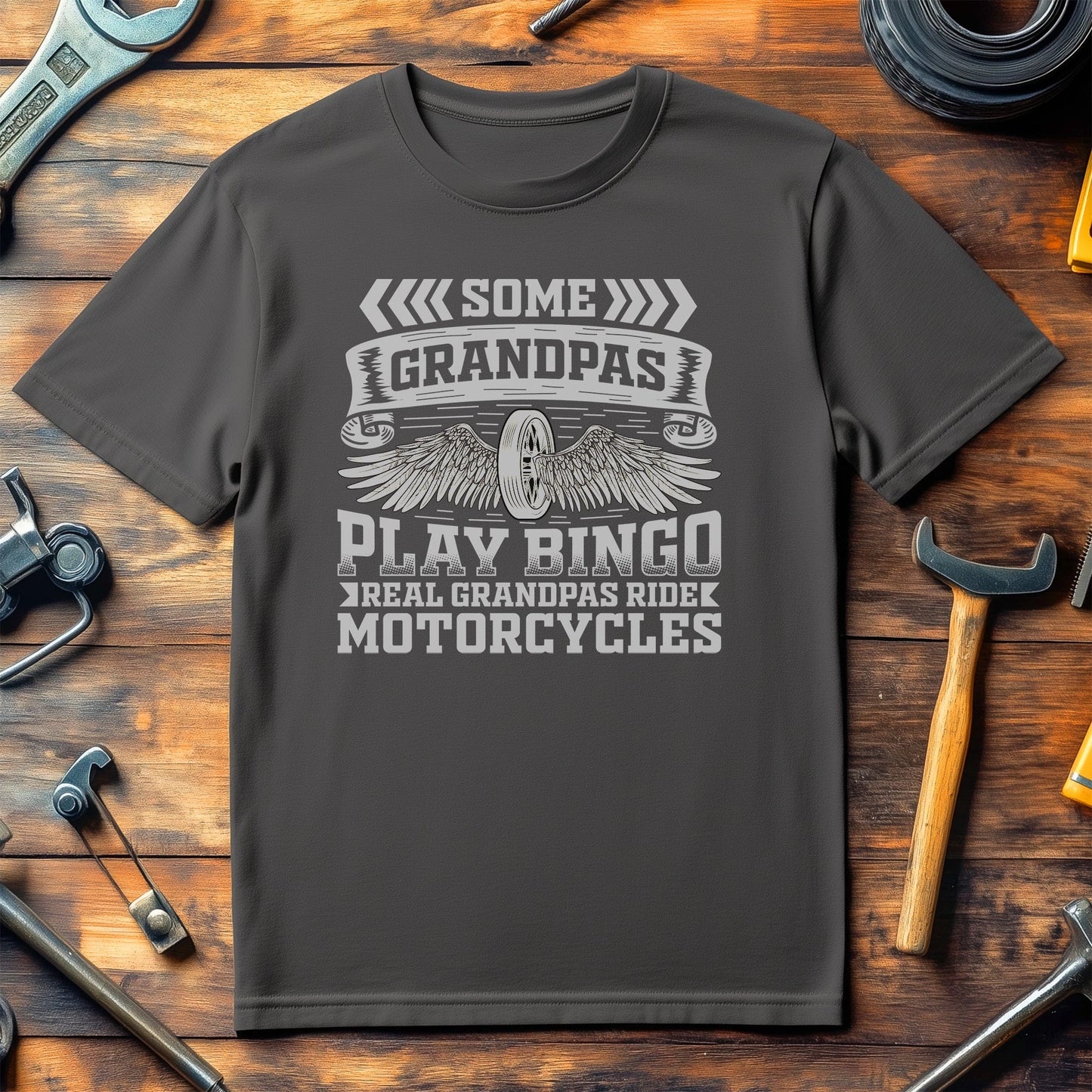 Grandpa Bingo Wing T-shirt -