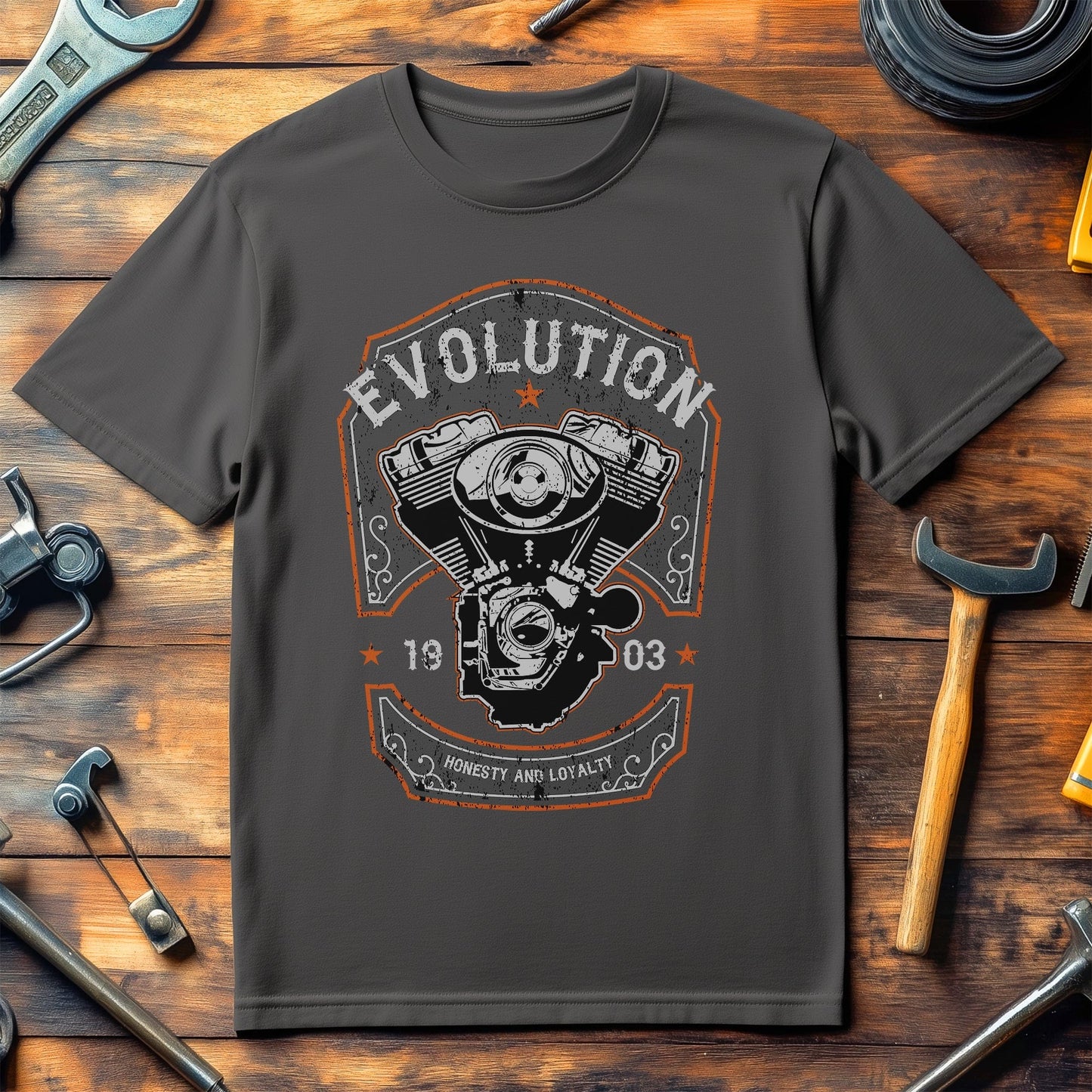 Evolution T-Shirt: From Caveman to