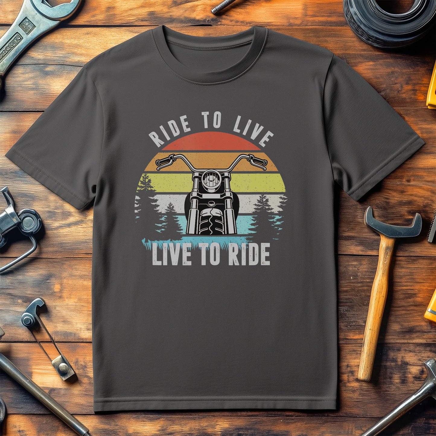 Ride to Live Motorcycle T-Shirt -