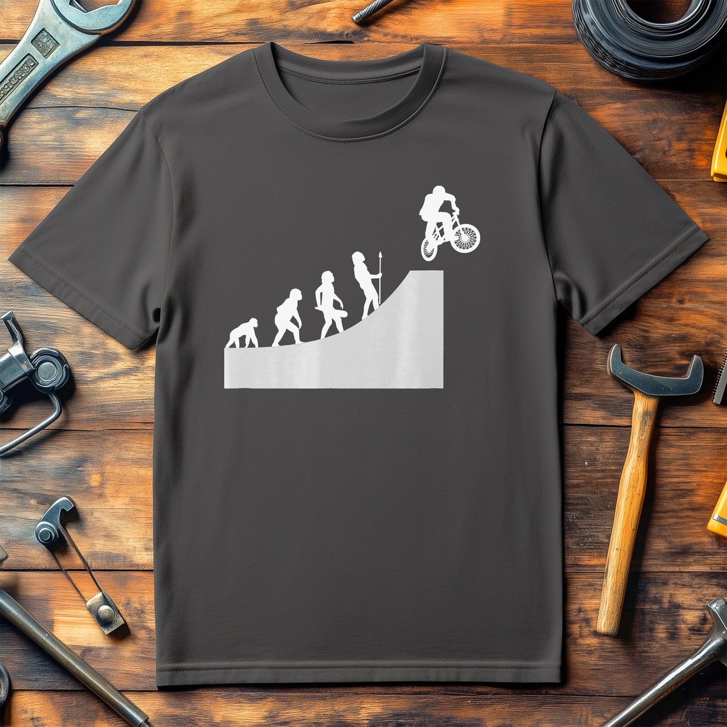Cycling Evolution T-shirt Style001